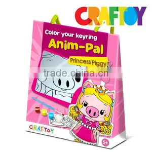 OEM Kid Toy Color Your Keyring Anim-Pal Princess Pig thumbnail-2