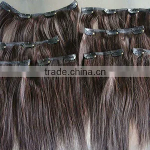 12 Inch Clips in Human Hair Extensions/remy Clip Hair thumbnail-1