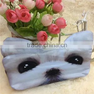 Hot Sale Custom 3D Cool Animal Printed Pencil Bags for Kids thumbnail-2