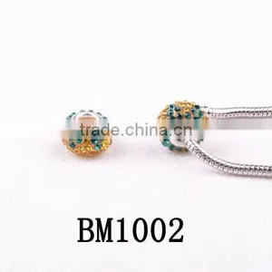 Handmade Wholesale Charms Beads for Bracelets,Crystal DIY Glass Beads thumbnail-1