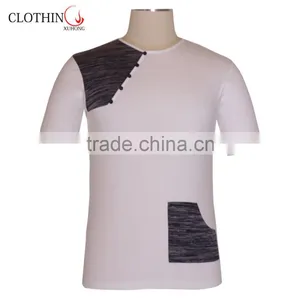 2017 Custom Street Men Extra Long T-shirt With Pocket thumbnail-1