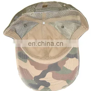 Custom Straw Mesh Baseball Cap thumbnail-3