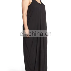 C6 V-Back Maxi Beach Dress Plus Size thumbnail-2