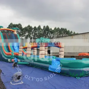 Cheap Inflatable Jungle Water Slide Used Water Slides for Sale thumbnail-3