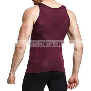 Men's Elastic Sculpting Vest Thermal Compression Base Layer Slim Tank thumbnail-2