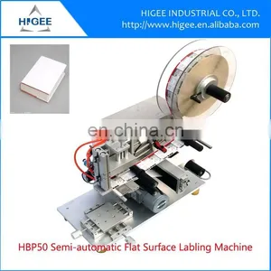 HIG Servo Motor Economy Semi Automatic Flat Labeling Machine thumbnail-2