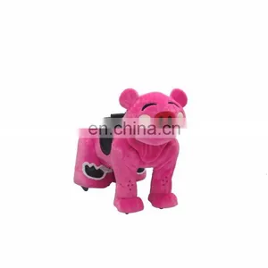 HI Pink Piggy Walking Stuffed Animal Ride on Toy Electric Coin Operated Animal Ride thumbnail-2