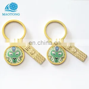 China Factory Custom Cheap Metal Key Ring Printing Epoxy Dome Key Chains Metal Key Chain thumbnail-5