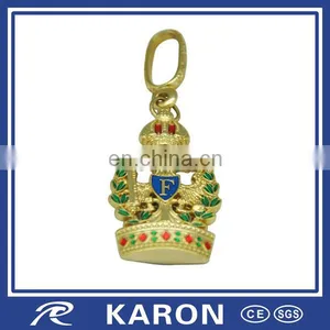 3d Custom Made Alloy Crown Keychain thumbnail-1