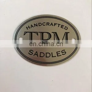 2017 Brushed Stainless Steel Etching Logo Labels thumbnail-2