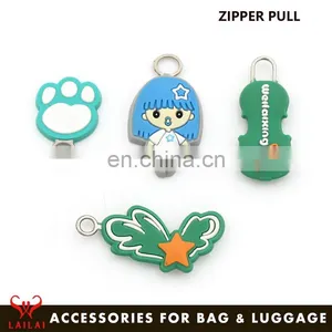 Custom Pvc Silicone Rubber Zipper Pull for Garment Accessories thumbnail-2