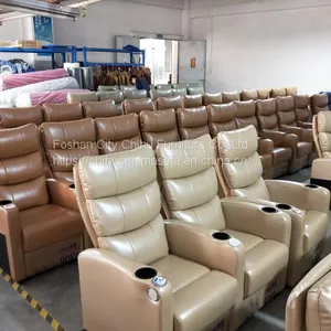 Modern Style Confortable Reclining Movie Cinema Sofa thumbnail-5
