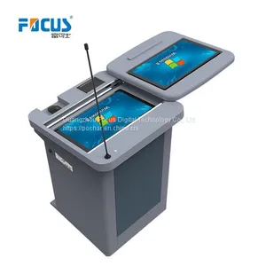 S800D Digital Podium With Dual Screen Touch PC 23.6