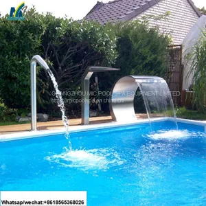 Swimming Spa Pool Equipment and Waterfall for 304# Stainless Steel Material thumbnail-4