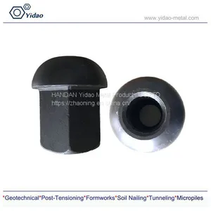 Domed Nut 55°/Anchor Nut/reinforce Thread Bar/thread Bar Accessory/Black or Z.P thumbnail-1