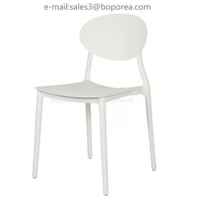 Home Furniture Outdoor Stackable Garden Dining Modern PP Living Room Plastic Chair thumbnail-5
