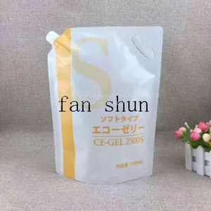 Customized Export Profiled Liquid Suction Nozzle Bag/manufacturer's Customized 300ML/420ML Self-supporting Zipper Packaging Bag thumbnail-5
