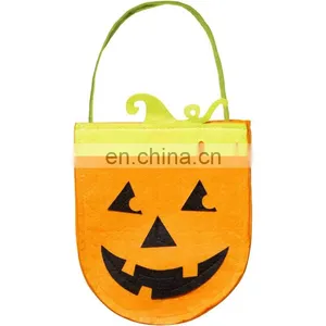 Felt Large Trick Or Treat Halloween GHOST Sweets Basket thumbnail-1