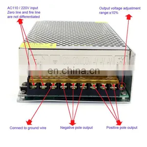 120W 10A LED Transformer Power Supply Switch Adapter AC 110V-240V TO DC 12V thumbnail-4