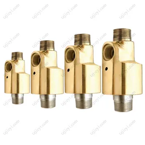 Duoflow Design Brass Housing High Speed Rotary Union for Cooling Water, Hydraulic Oil, Air thumbnail-1