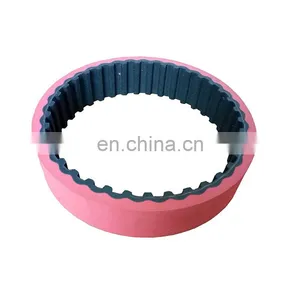 Red Rubber Coating Timing Belt for Packing Machine thumbnail-2