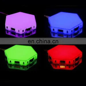 Modular DIY LED Hexagonal Quantum Magnetic Wall Light thumbnail-5