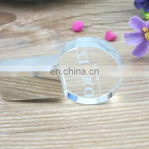Customized Logo Promotional Advertising USB Flash Drive USB 2.0 Thumb Plastic Crystal Usb Flash Drive thumbnail-3