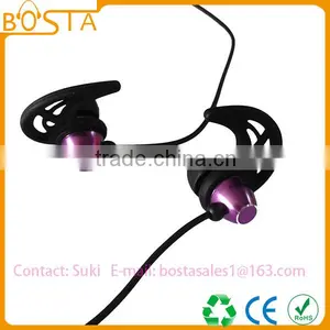 Best Selling Coolest Design China Wholesale Music Purple Sporting Earphones thumbnail-1