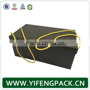 Custom Cardboard Paper Gift Box With Handle/cardboard Carrying Box With Handle thumbnail-6