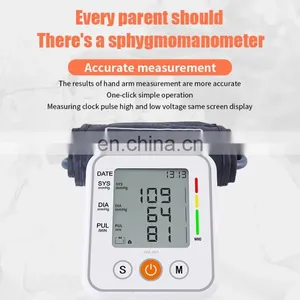 Good Quality Arm Type Digital Electronic BP Machine With Voice Function Blood Pressure Monitor for Home Use thumbnail-3