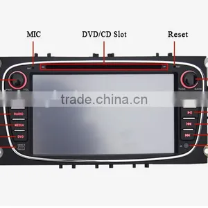 Car Stereo for Ford Focus Mondeo Transit Connect DVD GPS Navigation Multimedia Car GPS NAVI Bluetooth SWC WIFI 3G RDS 1080P AUX thumbnail-2