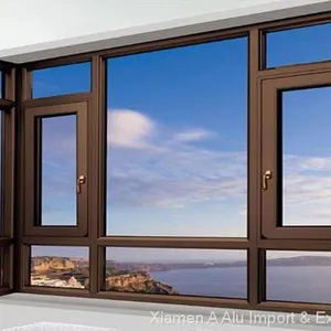 108Aluminum Insulated Broken Bridge Window Doors thumbnail-1
