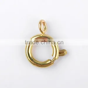 Diameter 9 mm Brass Spring Ring Jewelry Component Accessory thumbnail-1