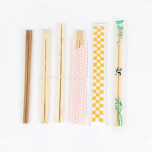 Customized 21/ 24cm Eco-friendly Best Recycle Bamboo Chopsticks Chinese Restaurant thumbnail-1