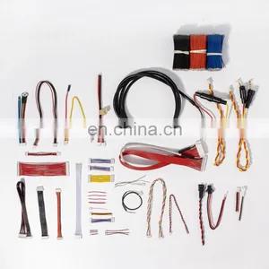 Custom Cable Assembly 2pin-10pin Xt60 Male Connector With 14awg End Tinned Double Glue Connector Harness Cable thumbnail-2