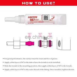 Loctiter 577 567 565 Pipe Thread Sealant Anaerobic Sealing Adhesive Flat Metal Fitting Glue Alternative to Sealing Tape Paste thumbnail-5