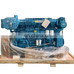 Best Price 6 Cylinder 735kw/1000hp/1500rpm 8170ZC1000-5 Weichai Marine Diesel Motor thumbnail-1