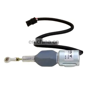 Original DCEC 6BT Diesel Engine Part 12V Fuel Shut Off Solenoid 3935431 thumbnail-1