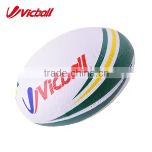 PVC Grain Surface Rugby Bal thumbnail-1