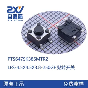 Original C&K Genuine PTS647SK38SMTR2 LFS 4.5x4.5x3.8-250GF SMT Switch thumbnail-2