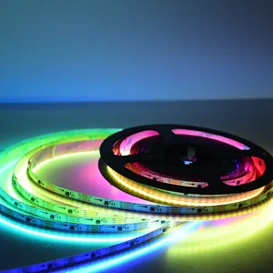 24 Volt Side Lighting LC8806S Breakpoint Resume COB RGB LED Strip Lights Decoration Party 5 M RGB LED Strip Light thumbnail-1