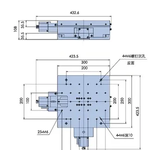 Chuanglai Optoelectronics Precision Electric Integrated Translation Stage XY Two Axis Displacement Stage Optical Experiment Two Dimensional Sliding Table thumbnail-2