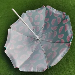 Beach Umbrella Manufacturer Customized Outdoor Leisure Sunshade Beach Sunscreen Umbrella Summer Seaside Special Sunshade Umbrella thumbnail-2