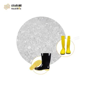 Crystal Soft Shoes Rain Boots Sandals Flexible Pvc Virgin Granules Compound Pvc Soft Crystal Granules thumbnail-1