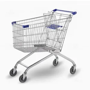 Metallic Hand Trolley With Basket thumbnail-5