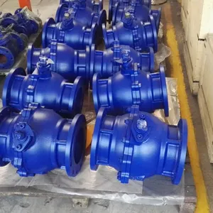 DIN Three Piece Ball Valve WCB Body Butt Weld End Corrosion Resistant Ball Valve thumbnail-2