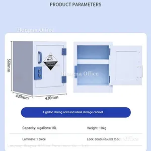 Polypropylene Acid Cabinet HN-PP400 — Fully Molded PP Body Outlasts Steel Cabinets in Wet Labs | 1-Yr Warranty thumbnail-2