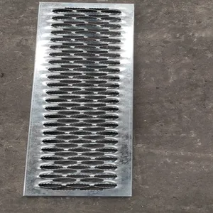 Industrial Safety Anti-slip Products, Galvanized Alligator Mouth Anti-slip Plate, Stair Tread, Perforated Plate thumbnail-5