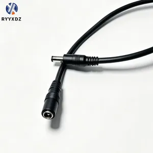 DC5.0 Male and Female 12V Router Camera Adapter LED Light Strip Car Equipment Power Extension Cable 15-meter Plug thumbnail-2