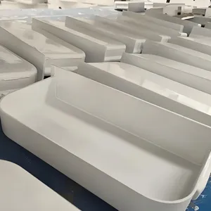 Custom FRP GRP Molded Products Fiberglass Compression Molding Parts for Industrial Use thumbnail-1